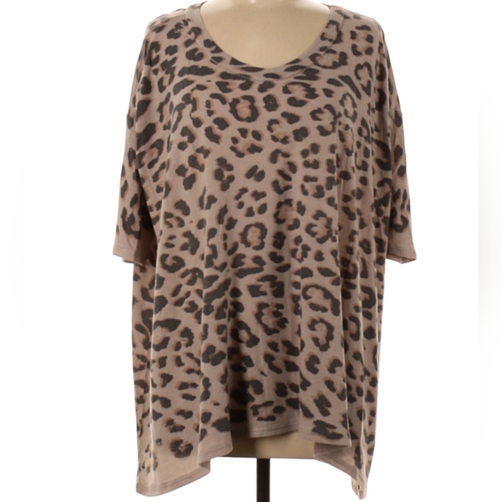 Fab'rik Animal Print Lightweight Top